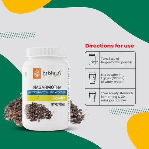 Krishna'S Herbal & Ayurveda Nagarmotha Powder